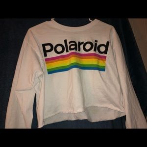 Polaroid crop top